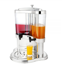  Stainless Steel Beverage / Juice Dispenser (half Moon Bay Series )5.0l X 2  Sunnex Manufacturers and Suppliers in India