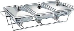  Glass Chafing Dish Rectangle 1.5ltr X 3 Manufacturers and Suppliers in India