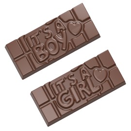  Chcolate World Polycarbonate Chocolate Mould Cw12012 It's A Boy / It's A Girl in Port Blair