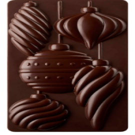  Pavoni Chocolate Mould Pc5058 Polycarbonate Mould (xmas Spirit) in Jammu And Kashmir