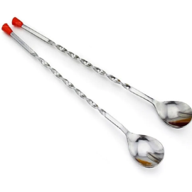  Twisted Design Bar Spoon (stainless Steel) (pack Of 6pcs) Manufacturers and Suppliers in India