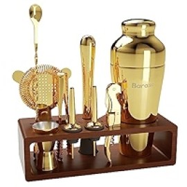  Bar Tools Set Brass With Cocktail Shaker in Puducherry