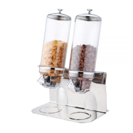  Stainless Steel Base Double Cereal Dispenser 4.0l X 2 Sunnex in Hyderabad