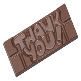  Chcolate World Polycarbonate Chocolate Mould  Cw12004 Thank You in Patiala