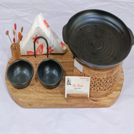  Wooden Snacks Warmer Oval in Nagaland