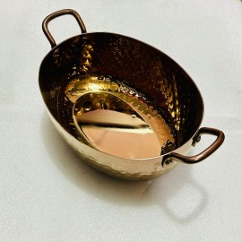  S/s Curry / Serving Bowl Oval Single Portion Rose Gold in Uttarakhand