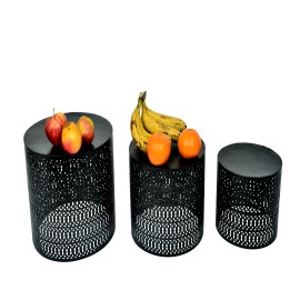  Wrought Iron Buffet Risers Round  Set Of 3 Pcs  in Ludhiana
