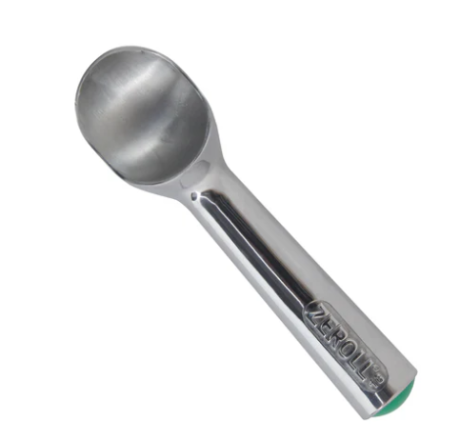 Zeroll Original 2.5 oz Ice Cream Scoop, Size 16, in Silver/Green (1016)