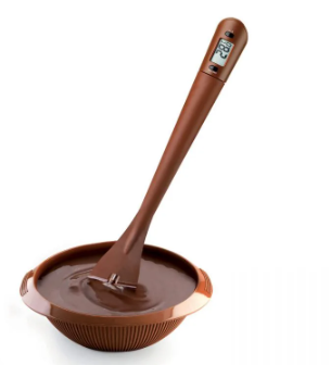 SPATULA WITH THERMOMETER SILIKOMART (Thermo Choc)