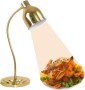 FOOD HEATING LAMP BRASS (Commercial Food Warmer Light Heating Food Lamps for Buffet Restaurant Home Hotel Catering)