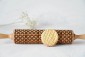 WOODEN ROLLING PINS FOR FONDANT CAKE & COOKIES (FLOWER)
